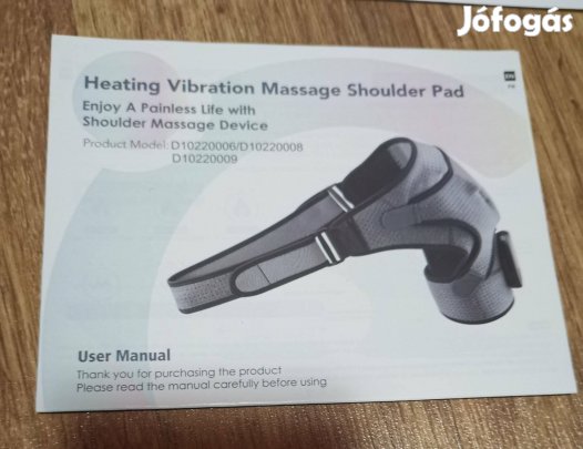 Fűthető és vibrációs vállmasszírozó Új