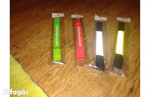 Futó láthatósági karkötő kutya macska nyakörv - fényvisszaverő