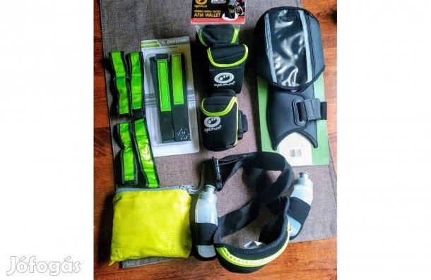Futó vagy biciklis öv 2x2 dl Kulacsokkal KIS Cipzáras Zsebbel Futó Bic