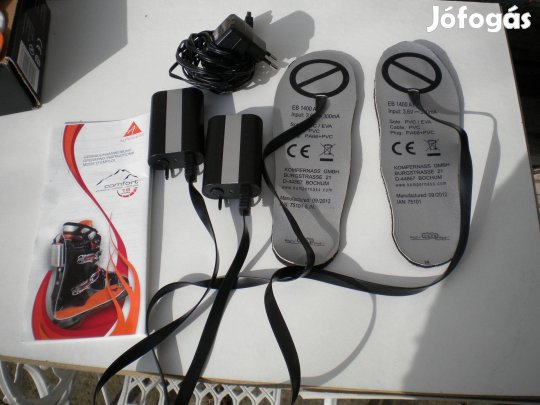 Fűtött talpbetét 36-os cipőbe