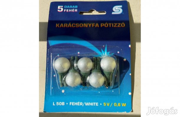 Füzérsor pótizzó 5V 0,6W