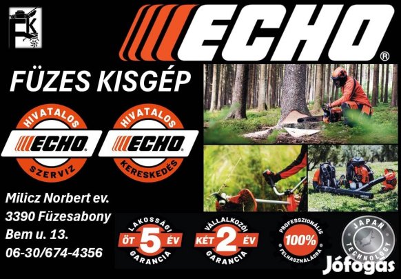 Füzes Kisgép ECHO Viszonteladó Partner