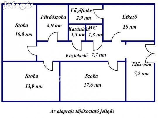 Füzesgyarmati eladó 77 nm-es ház