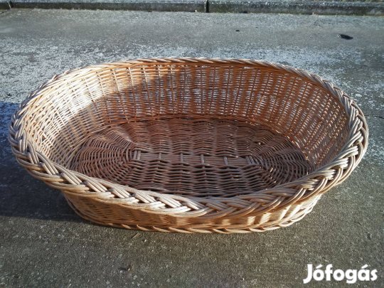 Fűzfavesszőből készült fekhely, kosár kutya,macska részére