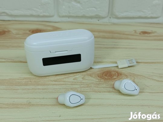 G40 Mini Led kijelzős, TWS Bluetooth fülhallgató, Power bank tárolóban