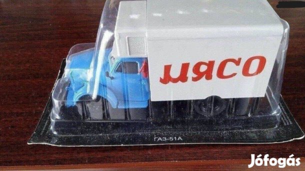 GAZ 51A TGK "hus szalito" kisauto modell 1/43 Eladó