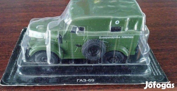 GAZ 69 "Állatorvosi" kisauto modell 1/43 Eladó