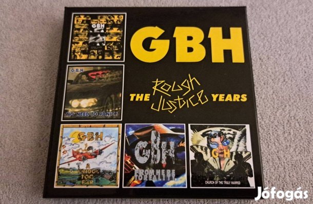 GBH - The Rough Justice Years - 5 db CD box
