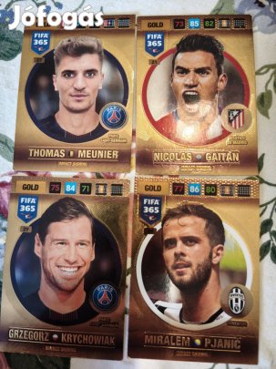 GOLD Impact Signing focis kártyák Meunier,, Gaitá