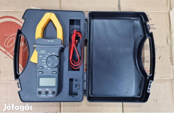 GT201 Digitális Lakatfogó Multiméter (1000A, 1000V) Újszerű!