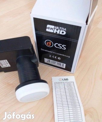 GT-S3dCSS24 programozható 24 Unicable és 3 Legacy dlnb DVB-S2 4K LNB