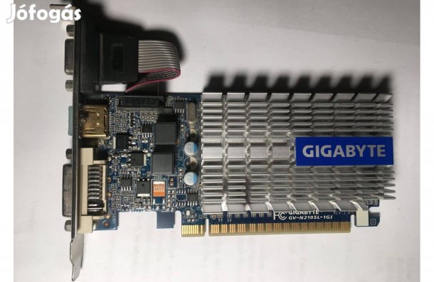GV-N210SL-1GI Gigabyte Geforce 210 1GB DDR3 videokártya