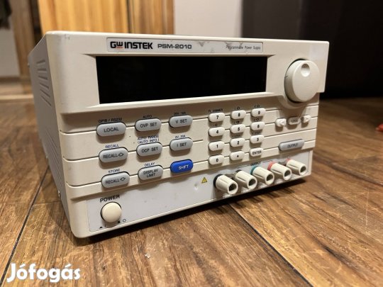 GW Instek PSM-2010 Programozható Labor tápegység (20V/10A - 8V/20A)