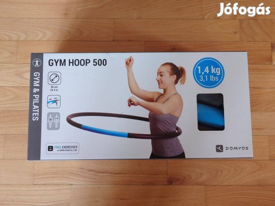 GYM Hoop Súlyozott hulahopp karika, 1,4 kg, kék Dechatlon