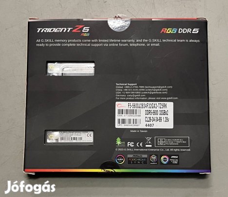 G.Skill Trident Z5 RGB DDR5 - 5600 Ram kit 64GB (2x32)