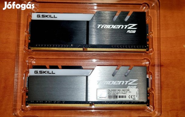 G.Skill Tridentz 2x8GB , 3200 MHz, CL16, XMP 2.0