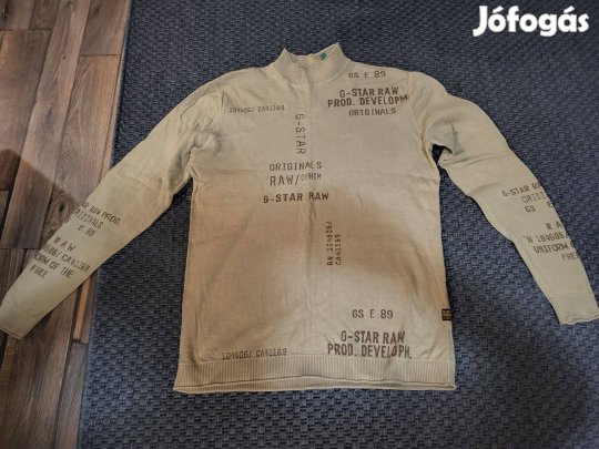 G Star raw újszerű Pulóver M-,L méret, vagány,féláron