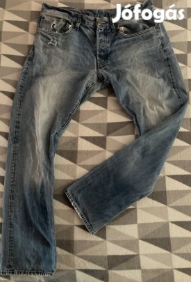 G-star Raw 33-as koptatott eredeti világos ffi farmer pici hibával 