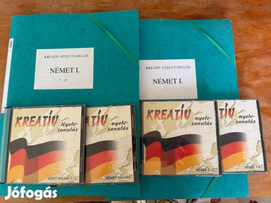 Gaál Ottó Kreatív Német tananyag új állapotban CD-vel féláron eladó