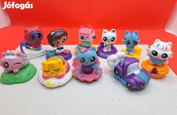 Gabby Dollhouse figurák/tortadísz készlet