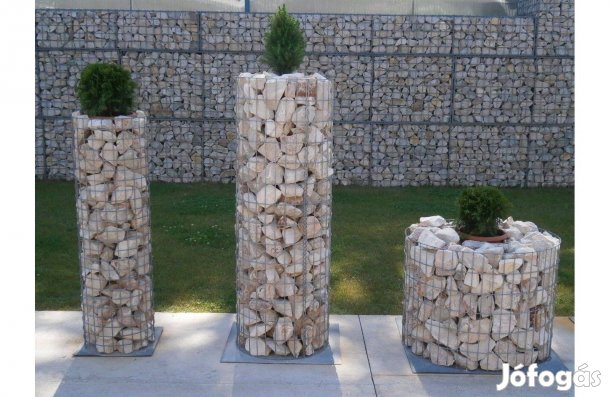 Gabion köroszlop