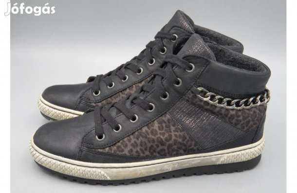 Gabor bőr bokacipő, magasszárú, 37,5 -ös (4,5)