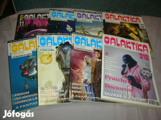 Galaktika sci-fi magazin - 2008-16 évfolyam 8 db