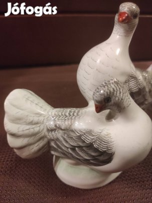 Galambpár porcelán figura 