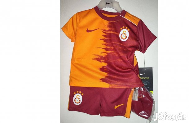 Galatasaray eredeti Nike narancssárga bordó baby mez szett (70-75 cm)
