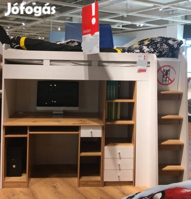 Galériaágy asztallal