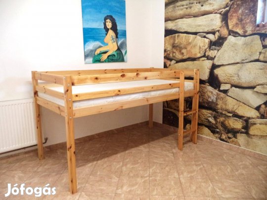 Galériaágy fenyő 90x200