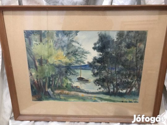 Galériás festmény , akvarell