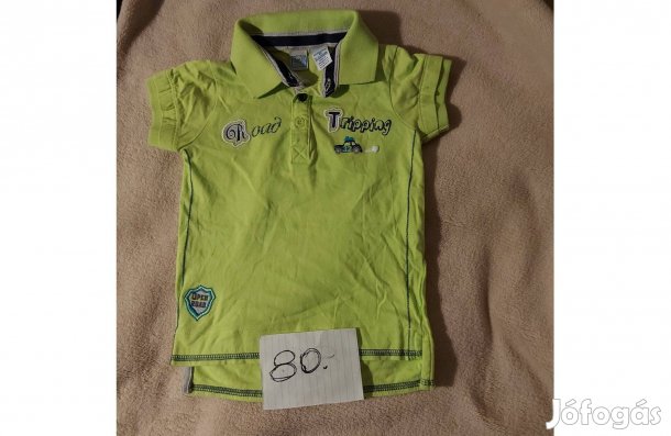 Galléros kisfiú póló 80-as méretű