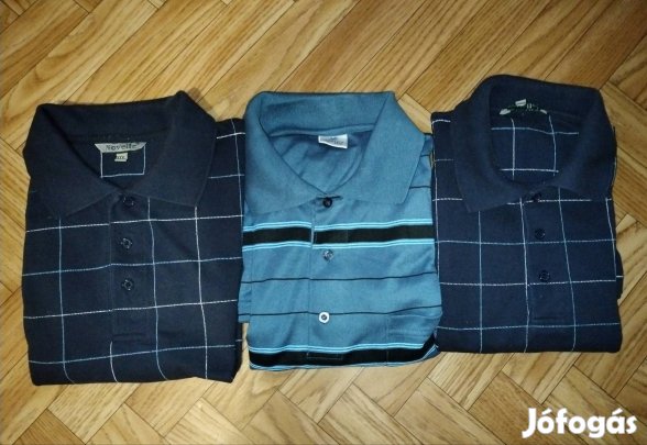 Galléros piké polok, 3db egyben 3xl méretben