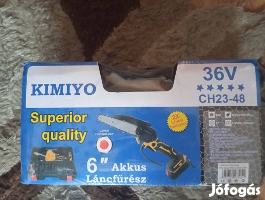 Gallyazo akkumulátoros láncfűrész 2 db lítiumos akkumulátorral 