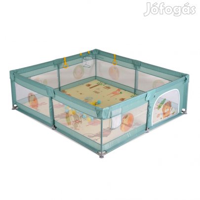 GameZone összecsukható járóka szőnyeggel 60 db labdával 150x200 cm Me