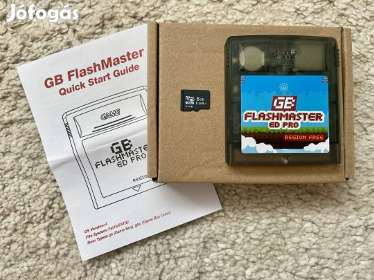 Game Boy Flasmaster All In játék kazetta 8Gb SD kártyával