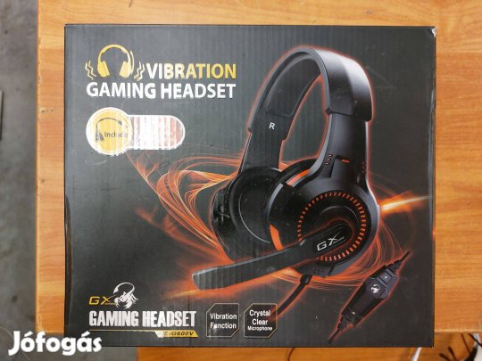 Gamer dobozos headset Genius HS-G600V akció!!