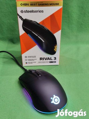Gamer egér Steelseries Rival 3 (M-00018) vezetékes - dobozában