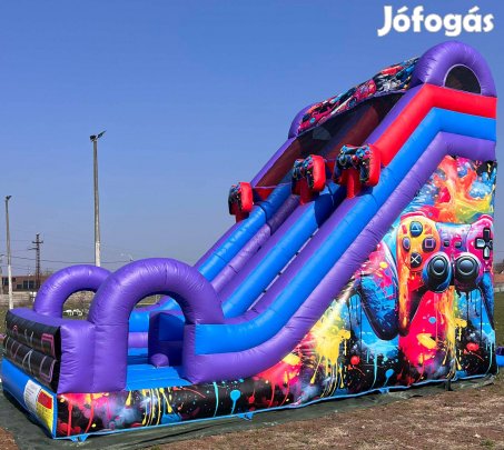 Gamer óriás csúszda légvár