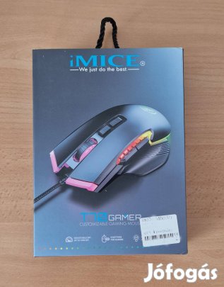 Gaming egér Mouse 7200 DPI 8 gombos RGB világítás vezetékes