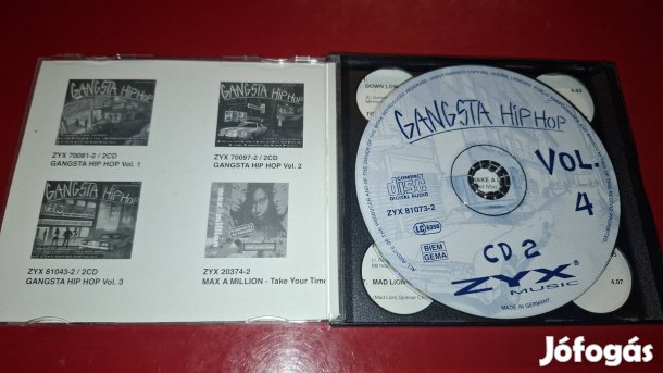 Gangsta Hip-Hop Vol.4 dupla Cd 1996