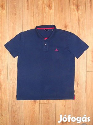 Gant kék galléros póló (XL-es)
