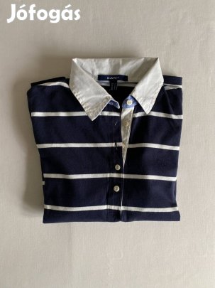 Gant női galléros hosszú ujjú póló, S-es