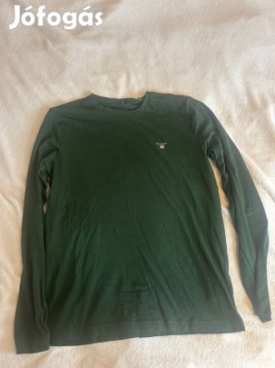 Gant sötétzöld hosszú ujjú póló L méretű eladó