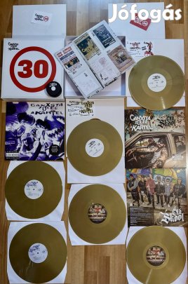 Ganxsta 30 vinyl box set limited e. Bakelit lemez