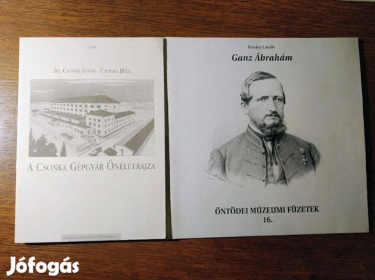 Ganz Ábrahám (Öntödei múzeumi füzetek 16.)A Csonka Gépgyár Önéletrajza