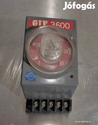 Ganz GIF 3600 időrellé, idörelé gif3600