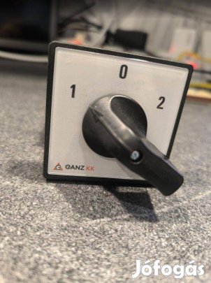 Ganz KK1-32-6006. 11 KW. ipari átkapcsoló 1-0-2, 3pólus