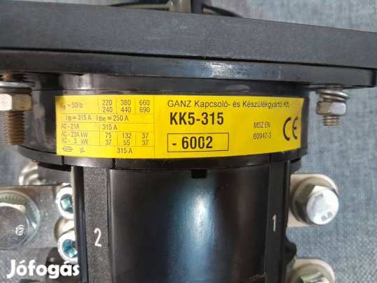 Ganz ipari be ki kapcsoló főkapcsoló kézikapcsoló